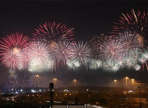 威县焰火晚会